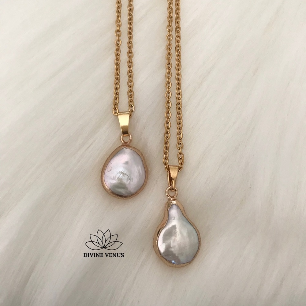 Natural Cultured Freshwater Pearl Necklace - Picture 7 of 8